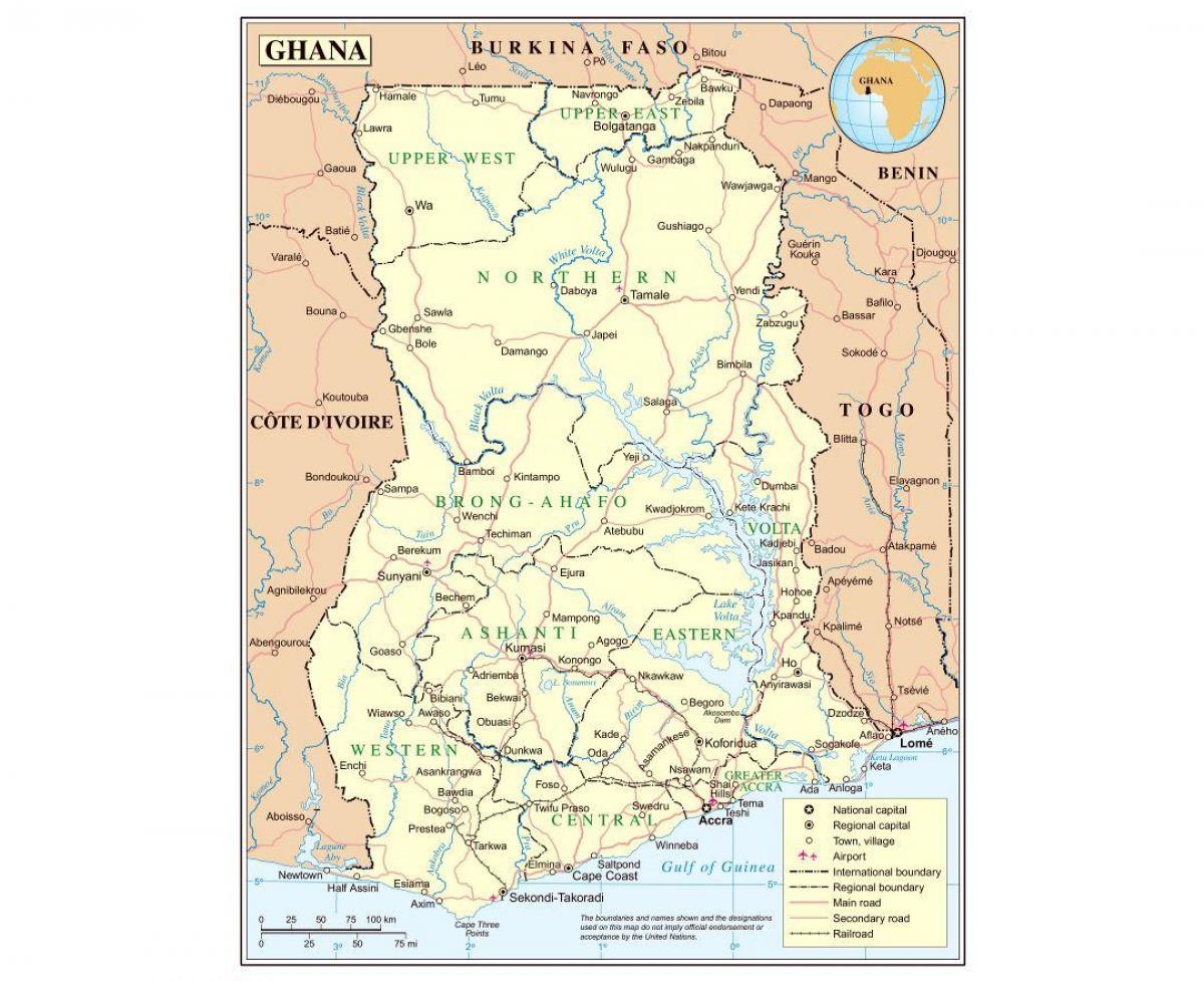 mapa Ghany